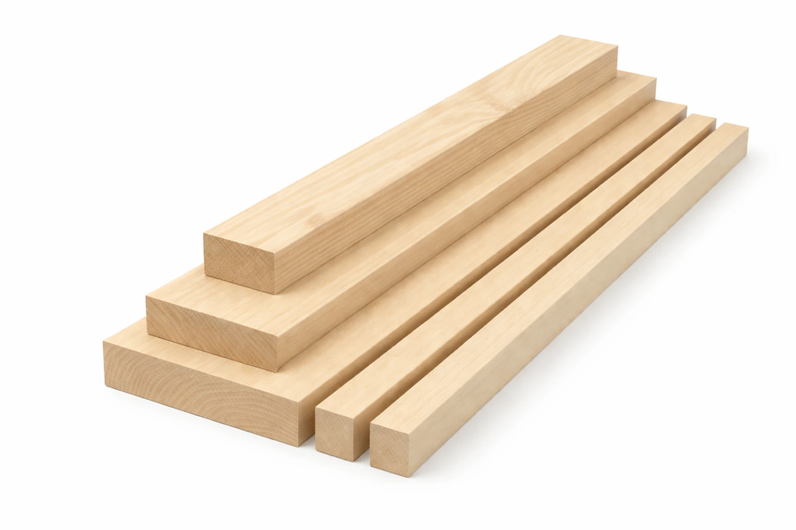 Massivholzleiste Esche A/B nach Maß