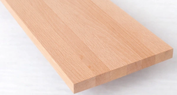 Buche Leimholzplatte A/B mit durchgehender Lamelle – nach Maß